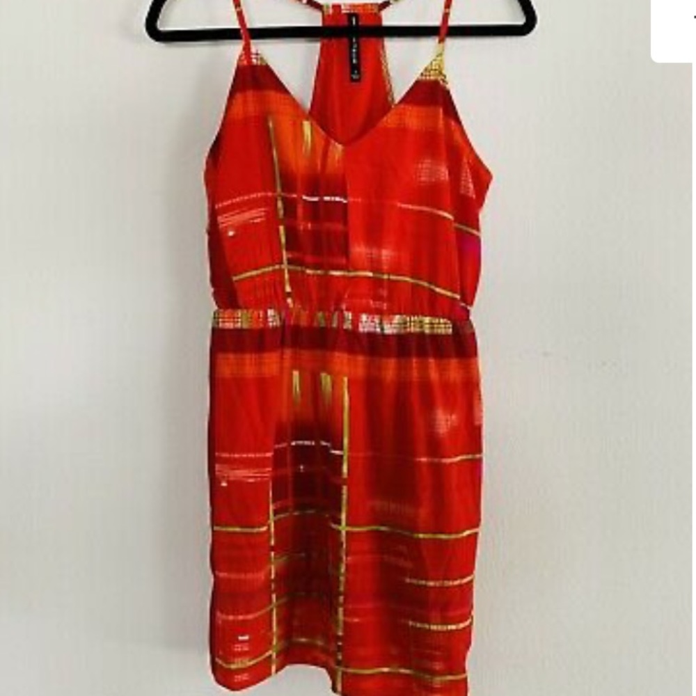 Walter Baker Red racer back summer dress